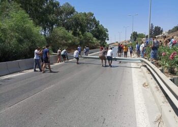 Coupure d'eau : La route menant vers Bizerte bloquée par des protestataires
