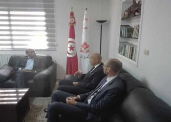 Moncef Marzouki reçoit Olivier Poivre d'Arvor