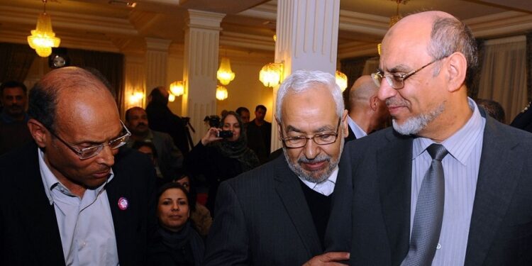 Ghannouchi tente de convaincre Marzouki, Jebali et Makhlouf de se désister en faveur de Mourou