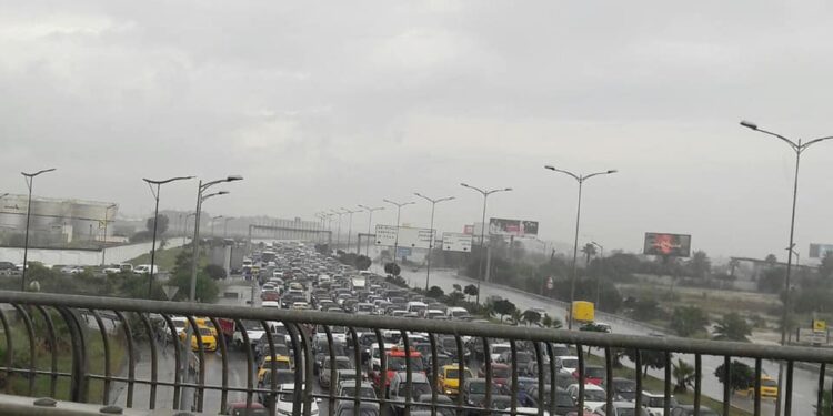 Inondations : la liste des routes bloquées dans le Grand-Tunis
