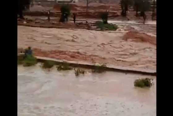 Jendouba : Un oued en crue, les conducteurs appelés à la vigilance