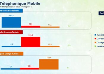 Enquête INT : 112,5% des lignes principales sont chez Tunisie Telecom