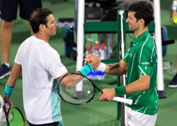Malek Jaziri balay&eacute; par Novak Djokovic en une heure !