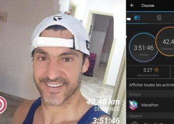 En plein confinement, ce Tunisien court un marathon de 42 km chez lui !