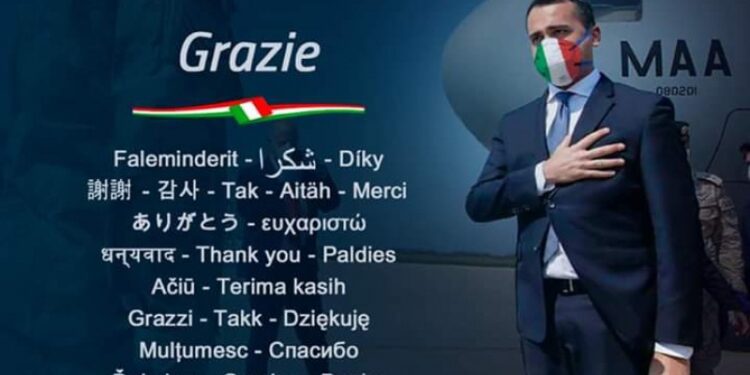 Coronavirus : L'Italie rend hommage à ces pays dont la Tunisie