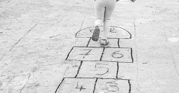 Jeux d'enfants : La marelle jusqu'au paradis !