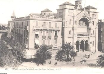 Une photo rare : La gare italienne de la rue de Rome