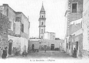 Nostalgies : Gare et église de la Goulette au siècle dernier