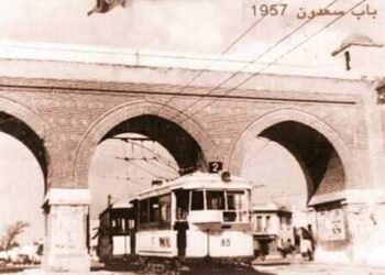 Bab Saadoun au temps du tramway