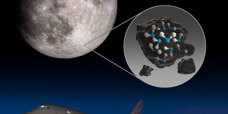 Une première, la NASA découvre de l’eau sur la surface ensoleillée de la lune !