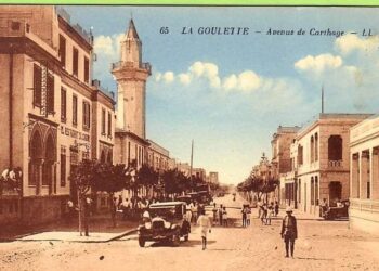 La Goulette d'antan : Sur l'avenue de Carthage