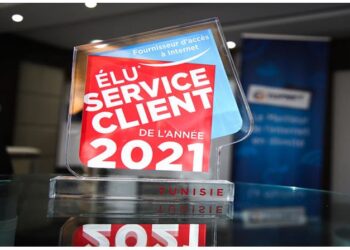 Topnet, "Elu Service Client de l’année 2021" dans la catégorie Fournisseur de service Internet