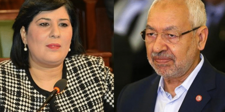 Abir Moussi lance une nouvelle motion de retrait de confiance contre Rached Ghannouchi