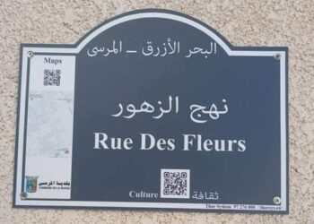 Nouveau : Des plaques de rues interactives pour la Marsa