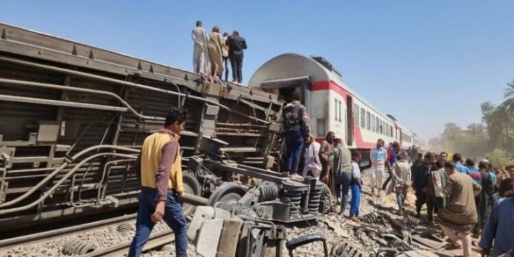 Egypte : 32 morts et 108 blessés dans la collision de deux trains
