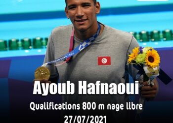 JO Tokyo - 800m NL : Ayoub Hafnaoui ou l'espoir d'une troisième médaille