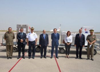 Tunisie : Réception d'aides médicales en provenance d'Espagne