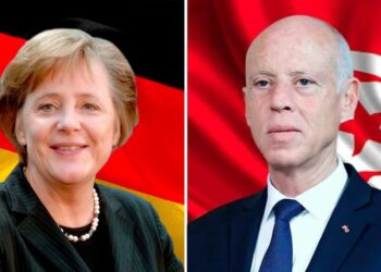 Tunisie - Allemagne : Le pr&eacute;sident Kais Saied s'entretient avec la chanceli&egrave;re Angela Merkel