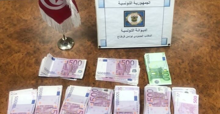 Douane : Saisie de 111 mille euros à l'aéroport Tunis-Carthage