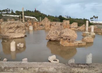 Photo : Les Thermes d'Antonin sous les eaux