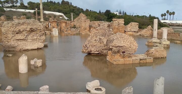 Photo : Les Thermes d'Antonin sous les eaux