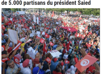 "1,8 million de manifestants" : Kais Saied s'informe-t-il sur Facebook ?