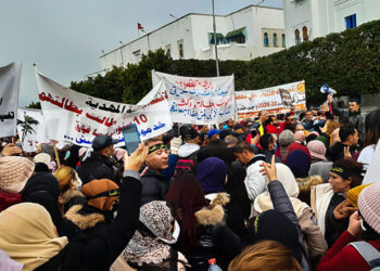 Tunisie : Des dipl&ocirc;m&eacute;s ch&ocirc;meurs de longue dur&eacute;e manifestent &agrave; Tunis