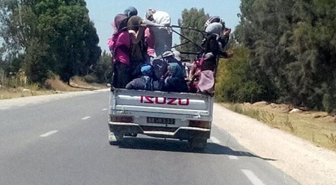 Accident &agrave; Zaghouan : 15 ouvriers agricoles bless&eacute;s