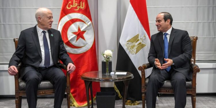 Quand Kais Saied rencontre son "mentor" égyptien