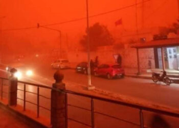Tunisie : Temp&ecirc;te de sable spectaculaire &agrave; Gafsa !