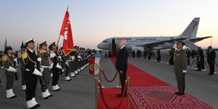 Kais Saied aux Emirats arabes unis