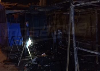 Tunis : Incendie ma&icirc;tris&eacute; au Souk Moncef Bey