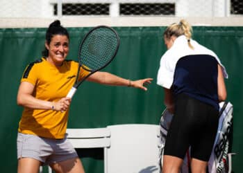 En attendant le jour "J" : Ons Jabeur se d&eacute;tend avec son amie Anett Kontaveit