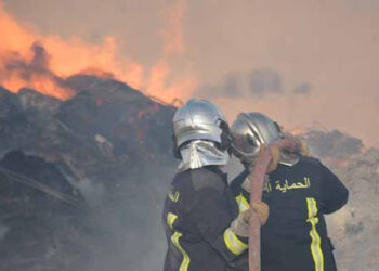 Incendie dans une usine &agrave; Ben Arous