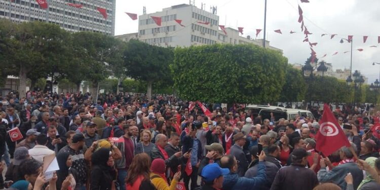 Tunis : Manifestation en soutien à Kais Saied