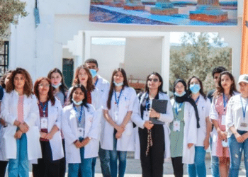 Caravane sanitaire &agrave; Kh&eacute;lidia soutenue par AGIL