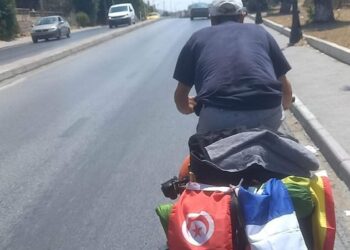 André Brehm parcourt 1200 km à vélo au profit du Village d'Enfants SOS Akouda