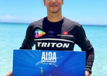 Walid Boudhiaf champion du monde d&rsquo;apn&eacute;e