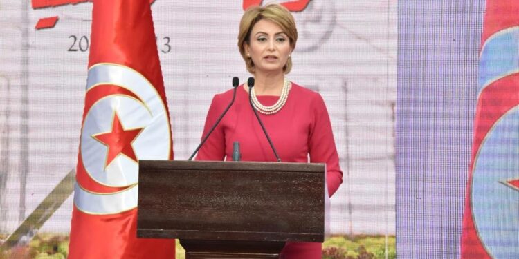 Première allocution officielle de Ichraf Chebil, première dame de Tunisie