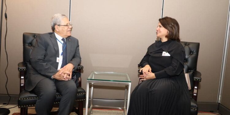 Rencontre entre Othman Jerandi et Najla Mangoush à New York