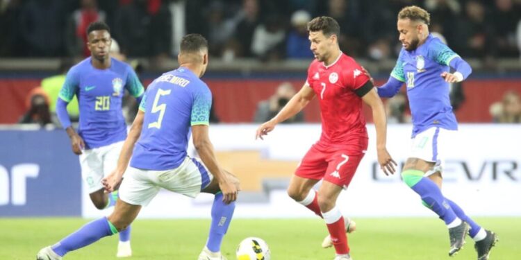 Amical : La Tunisie battue lourdement par le Brésil