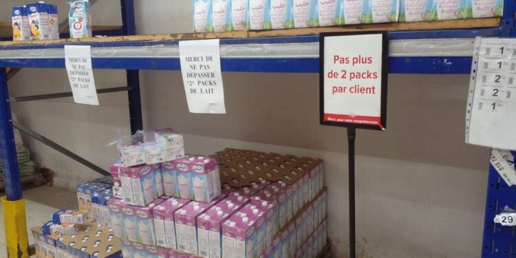 Grandes surfaces : les matières de 1ère nécessité disponibles, les quantités insuffisantes