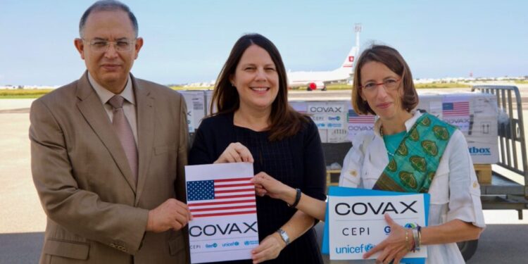 Covid-19 : Les Etats-Unis font don à la Tunisie de plus de 100.000 doses de vaccin