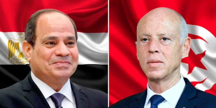 Entretien téléphonique entre Kaïs Saïed et Abelfatteh Al Sissi