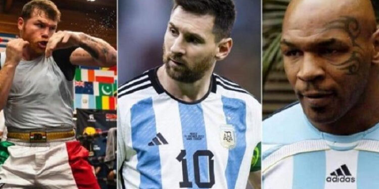 Mike Tyson Messi Canelo Álvarez