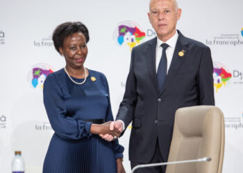 Louise Mushikiwabo, secrétaire générale de l’OIF et Kais Saied, président de la République