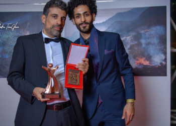 Le réalisateur Samir Nasr et l'acteur Ahmed Al Munirawi