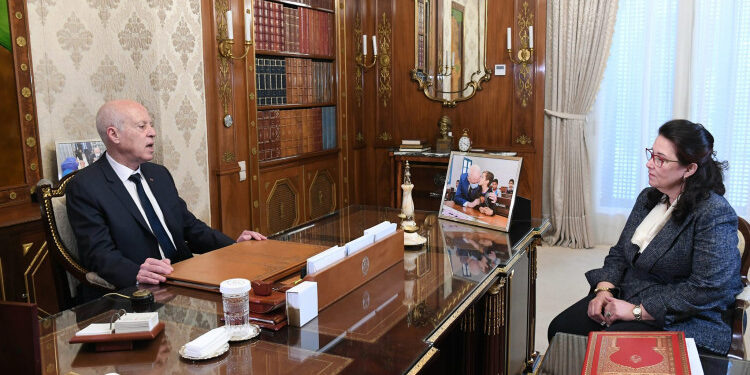 Kais Saied et la ministre des Affaires culturelles, Hayet Ketat Guermazi, une discussion axée sur les JCC
