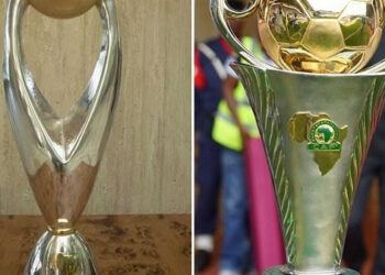 Les trophées de la LDC et de la Coupe de la CAF