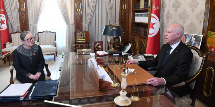 Kais Saied Najla Bouden